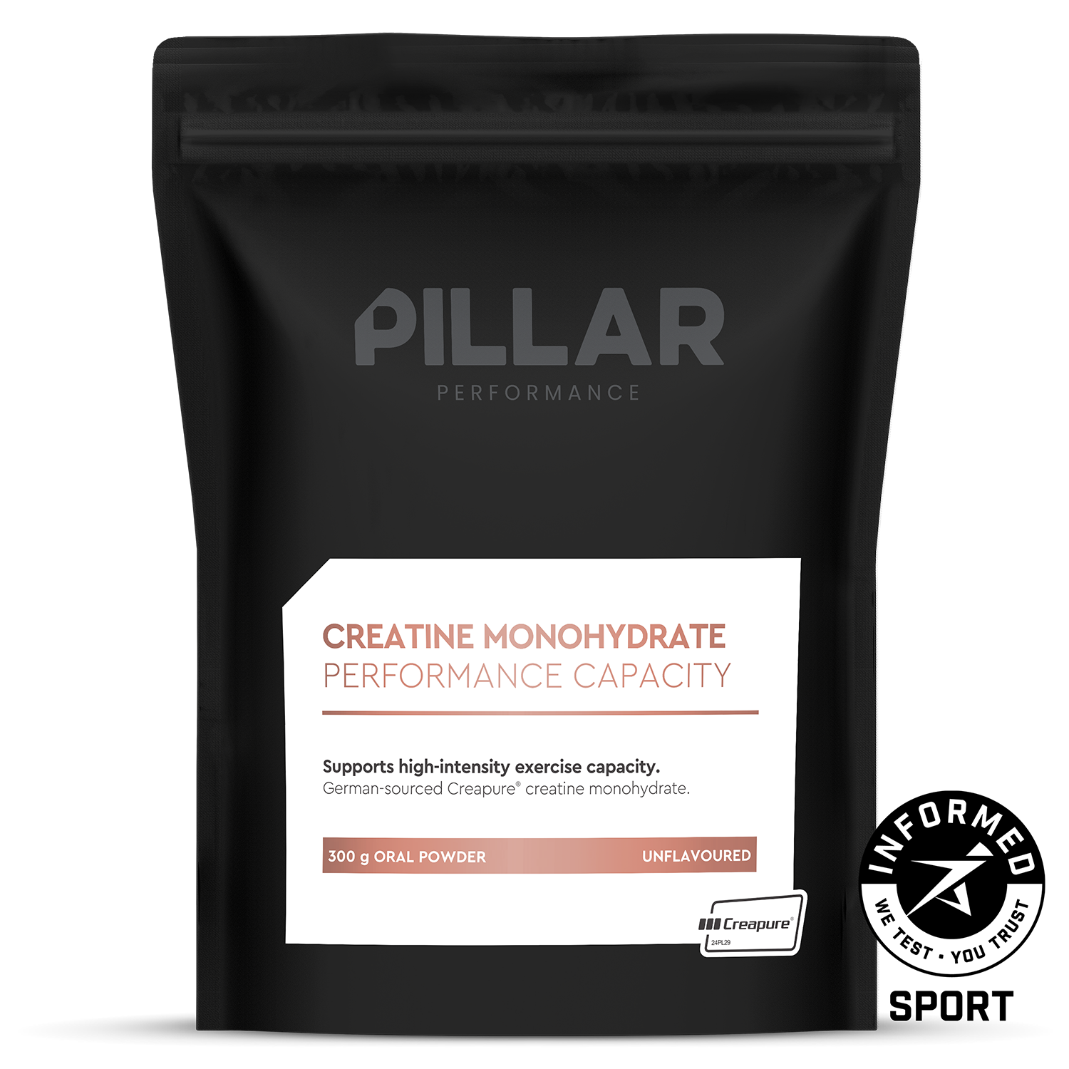 PILLAR Creatine Monohydrate at Trademark Performance Melbourne