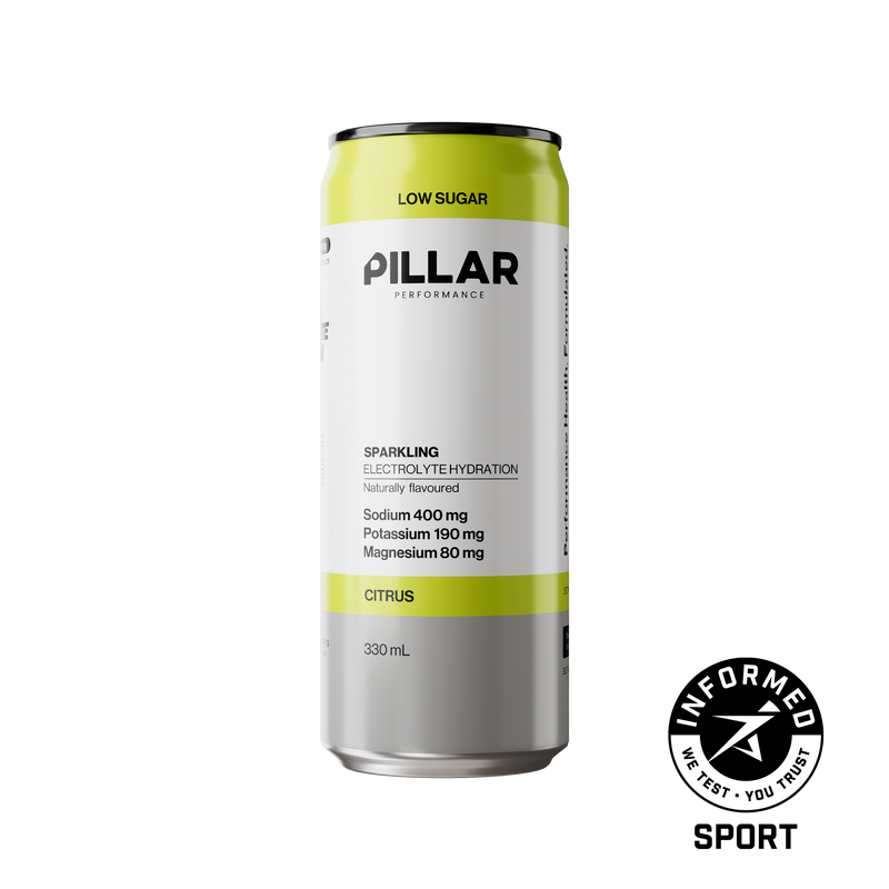 PILLAR Sparkling Electrolyte Hydration at Trademark Performance Melbourne