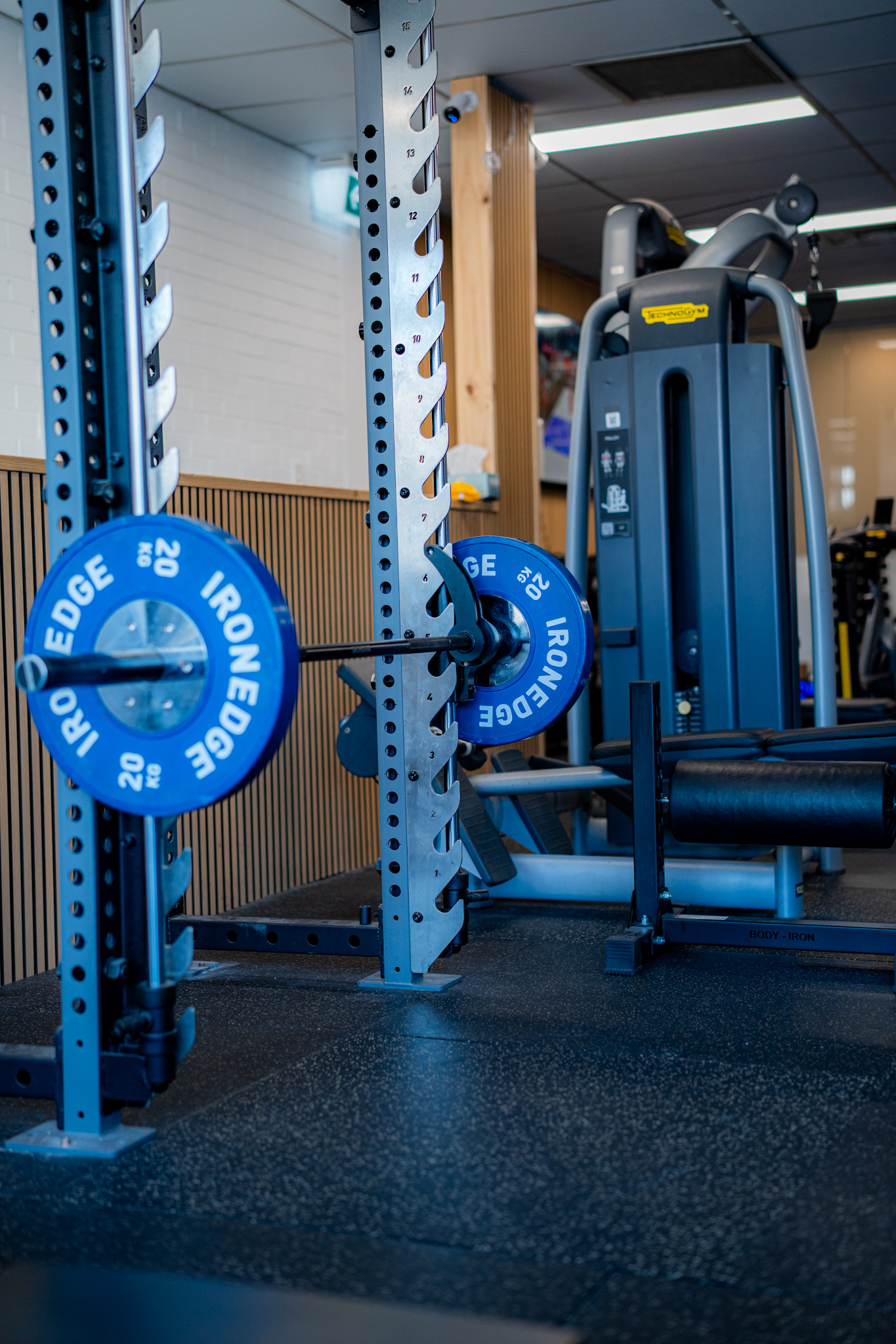 Loaded barbell at Trademark Performance